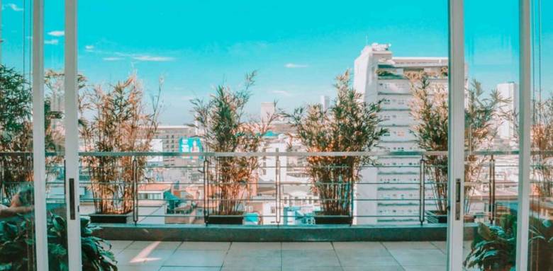 Terrasse thermo-chauffe