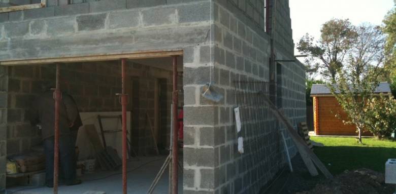 Travaux de maçonnerie pour construire une extension - Nantes 44