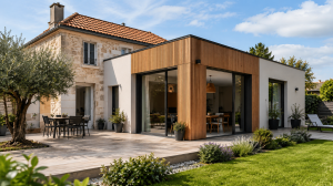 Matériaux extension maison Cenon