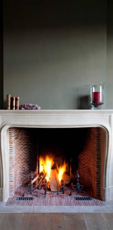 Cheminée ouverte dans un appartement - Arras 62