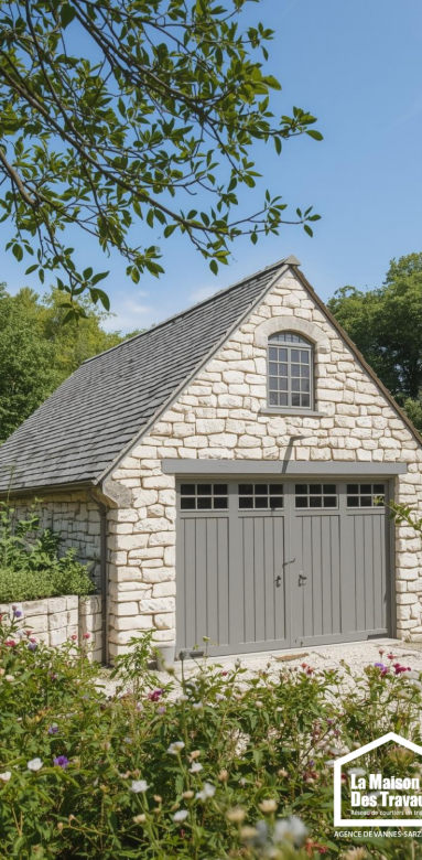 Projet de double garage en maçonnerie traditionnelle