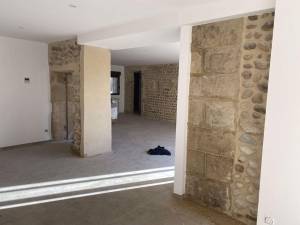 Murs en pierre apparente intérieurs - Valence 26