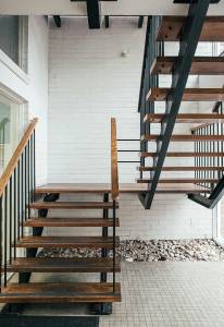 escalier en bois 