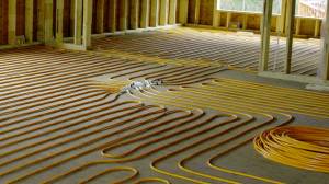 Plancher chauffant à circulation d'eau
