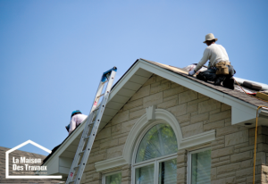 Rénovation d'une couverture en ardoise