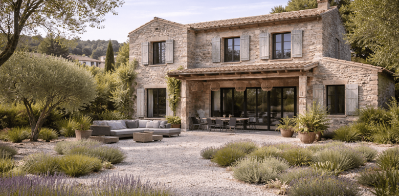 Revêtement de façade en pierres apparentes - Solliès-Toucas 83