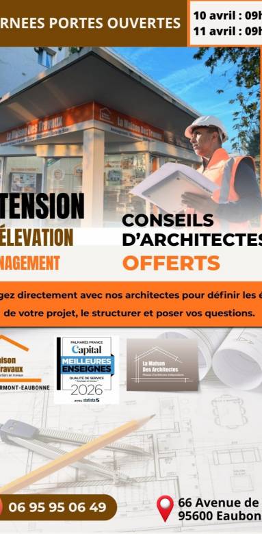 Journées Portes Ouvertes de La Maison Des Travaux agence d'Ermont-Eaubonne (95600)