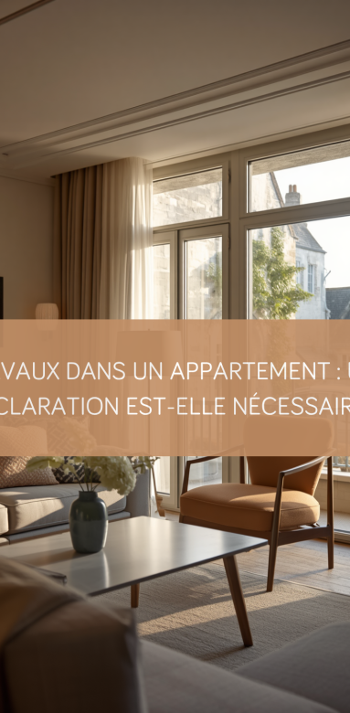 Rénovation d'un appartement avec ouverture dans un mur porteur