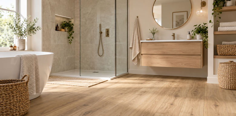  Sol stratifié salle de bain