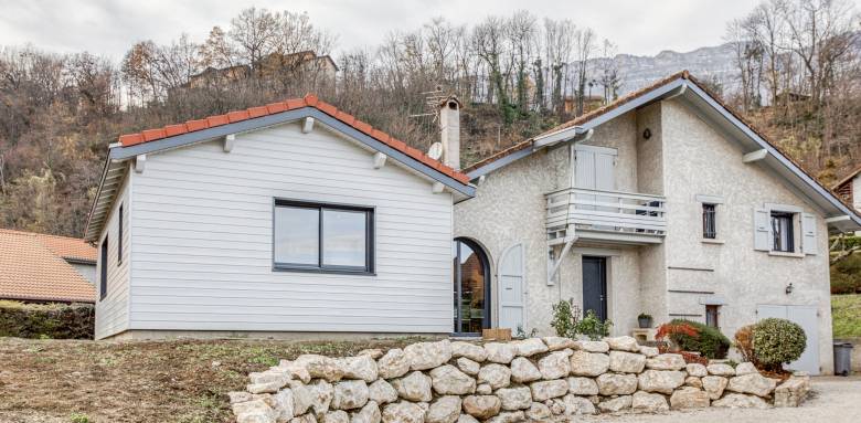 Extension en bois dans le Grésivaudan