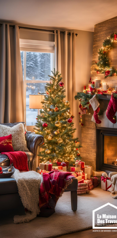 decoration noel traditionnelle rouge vert