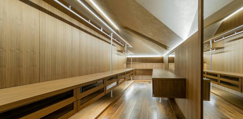 dressing sous pente
