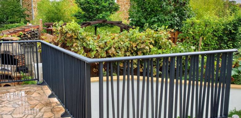 Garde-corps pour sa terrasse : bien les choisir (Photo : Pinterest)