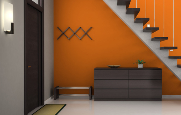 Espace de rangement sous escalier