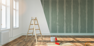 Illustration rénovation de mur