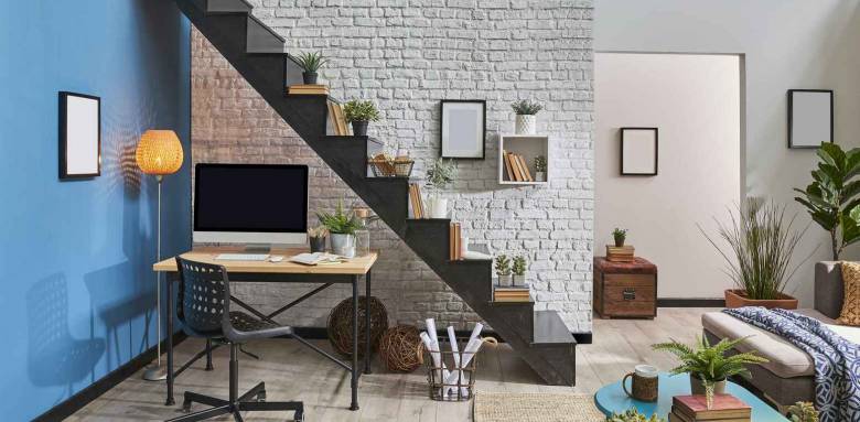 espace sous escalier