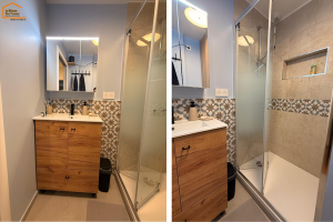 Rénovation de salle de bain à Paris 17