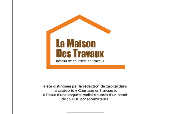 La Maison Des Travaux élue Meilleure Enseigne 2026 !