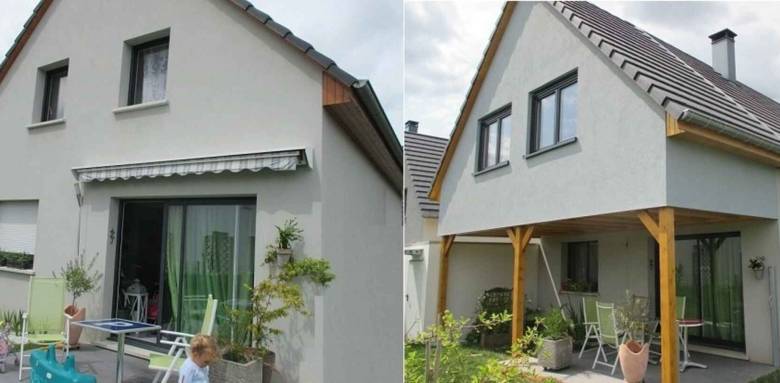 Une surélévation de maison avec la Maison Des Travaux.