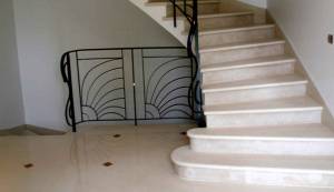 escalier en béton