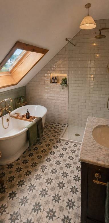 Salle de bains combles Hazebrouck