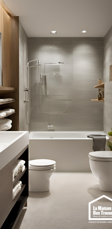 La Maison des Travaux Vannes Sarzeau Pénestin salle de bain