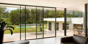 baie vitrée coulissante sur mesure alu