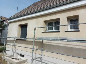 Rénovation de façade avec ITE