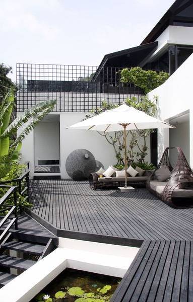 Agencement de terrasse