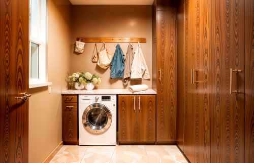 buanderie aménagée