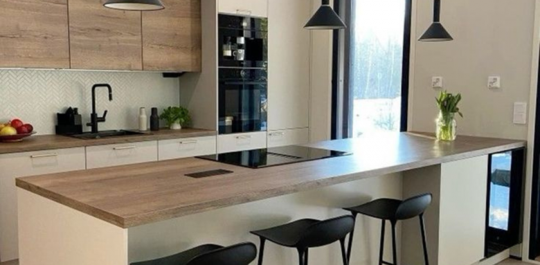 Cuisine îlot central 