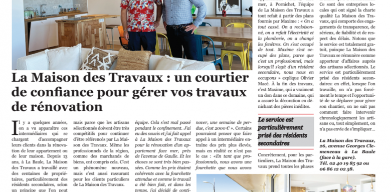 Témoignage de Maxime dans La Baule + juillet 2022
