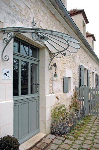 Marquise en verre armé feuilleton sur mesure