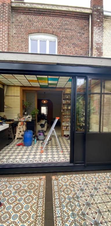 Rénovation d'une baie vitrée coulissante 