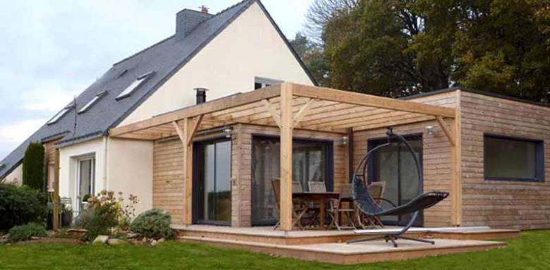 Extension bois coût -