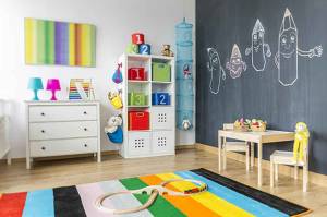 mur avec peinture ardoise