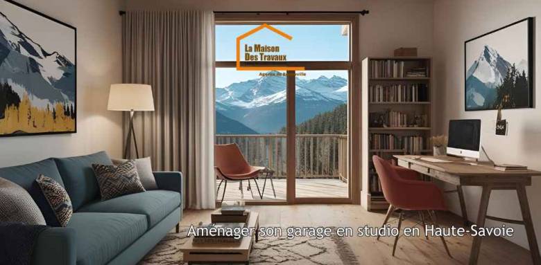 Aménager son garage en studio en Haute-Savoie