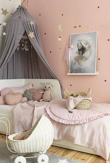 Décoration du coin nuit dans une chambre d'enfant - Hyères 83