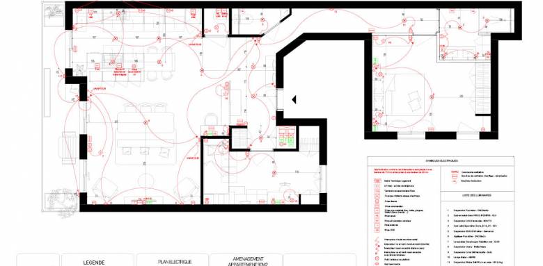 Plan réagencement appartement Colombes (92700)