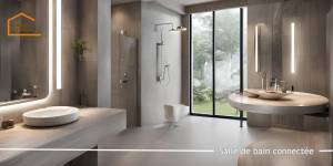 Salle de bain connectée