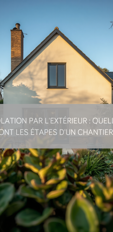 Amélioration énergétique d'une maison grâce à l'isolation extérieure