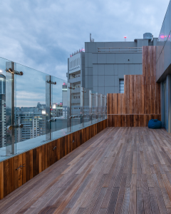 Terrasse de 20m2 d'un appartement