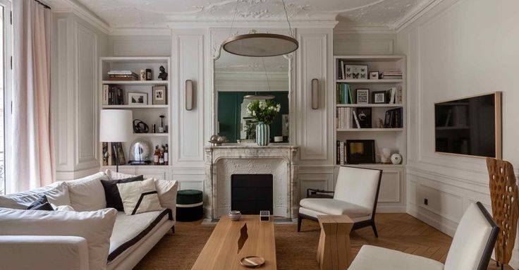 Moderniser un salon haussmannien à paris 17