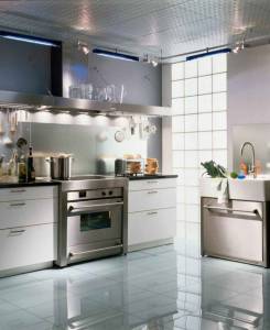 cuisine brique de verre