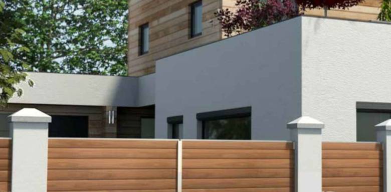 Portail en bois - bureau d'études 77, menuisier 77, maçon 77, entreprise de maçonnerie 77, électricien 77, entreprise d'électricité générale 77, domoticien 77