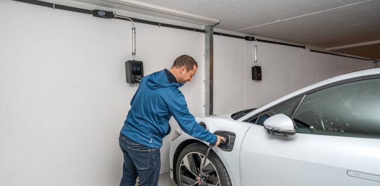 Installation de borne de recharge pour entreprise Blain, Nozay, Héric, chateaubriant