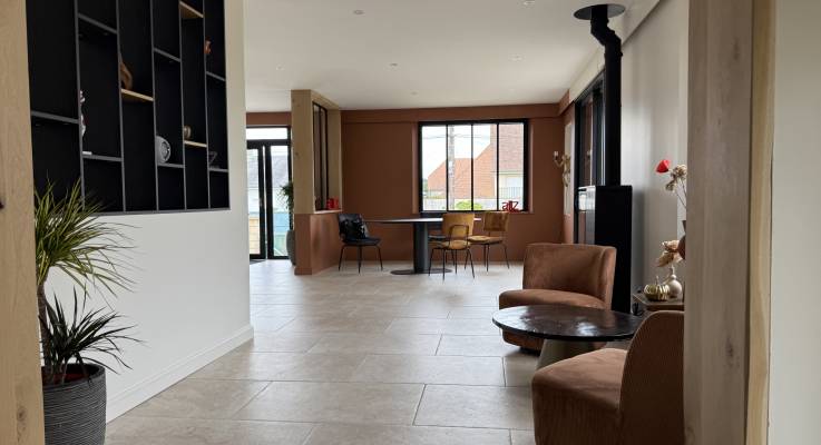 Bureaux après transformation de la maison (Merville Franceville 14810)