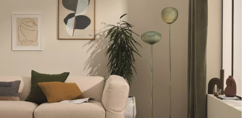 Ambiance Déco 2023 coloris vert - beige