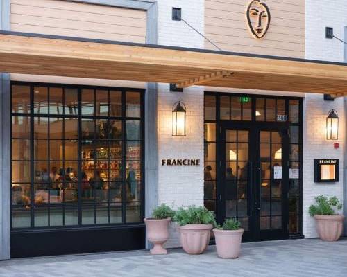 Façade de restaurant  