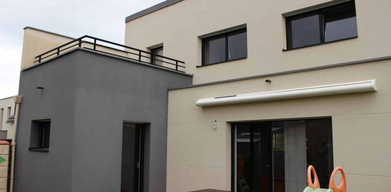 Surélévation d'une maison terminée